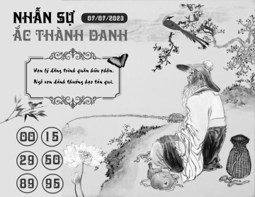 NHẪN SỰ ẮC THÀNH DANH 07/07/2023