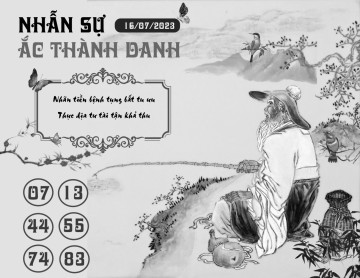 NHẪN SỰ ẮC THÀNH DANH 16/07/2023