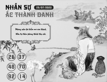 NHẪN SỰ ẮC THÀNH DANH 25/07/2023