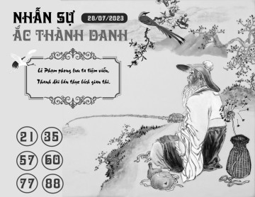 NHẪN SỰ ẮC THÀNH DANH 28/07/2023