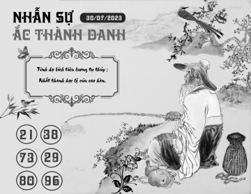 NHẪN SỰ ẮC THÀNH DANH 30/07/2023