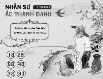 NHẪN SỰ ẮC THÀNH DANH 10/08/2023