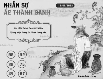 NHẪN SỰ ẮC THÀNH DANH 13/08/2023