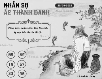 NHẪN SỰ ẮC THÀNH DANH 20/08/2023