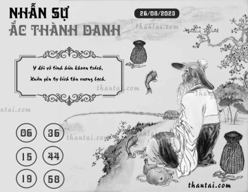 NHẪN SỰ ẮC THÀNH DANH 26/08/2023