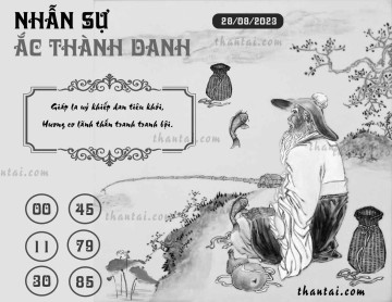 NHẪN SỰ ẮC THÀNH DANH 28/08/2023