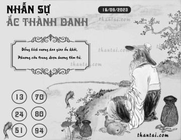 NHẪN SỰ ẮC THÀNH DANH 16/09/2023