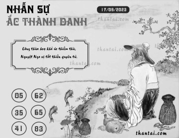 NHẪN SỰ ẮC THÀNH DANH 17/09/2023