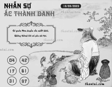 NHẪN SỰ ẮC THÀNH DANH 18/09/2023