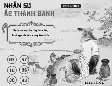 NHẪN SỰ ẮC THÀNH DANH 20/09/2023