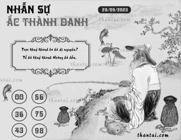 NHẪN SỰ ẮC THÀNH DANH 28/09/2023