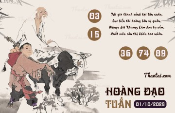 HOÀNG ĐẠO TUẦN 01/10/2023