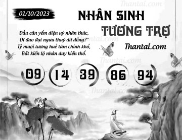 NHÂN SINH TƯƠNG TRỢ 01/10/2023