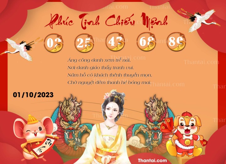 Phúc Tinh Chiếu Mệnh 16/09/2023