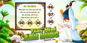 THIÊN MỆNH ANH HÙNG 01/10/2023