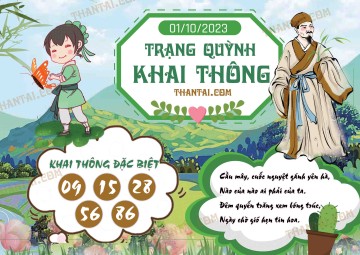 Trạng Quỳnh Khai Thông 01/10/2023