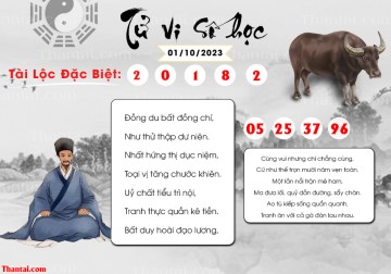 TỬ VI SỐ HỌC 01/10/2023