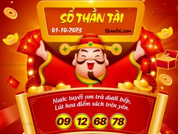 SỔ THẦN TÀI 01/10/2023