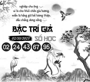 BẬC TRÍ GIẢ SỐ HỌC 02/10/2023