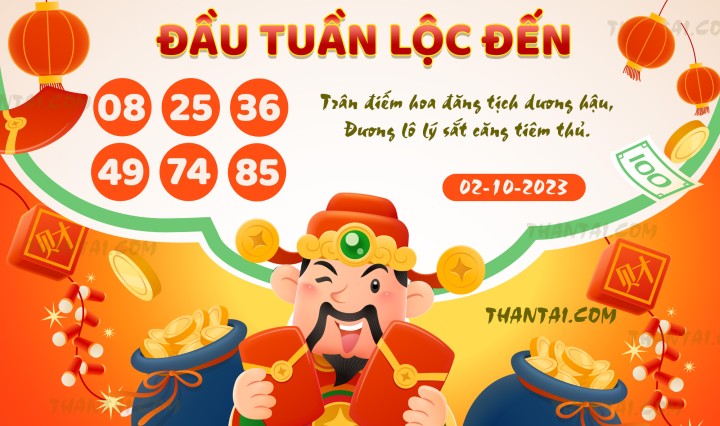 ĐẦU TUẦN LỘC ĐẾN 17/09/2023