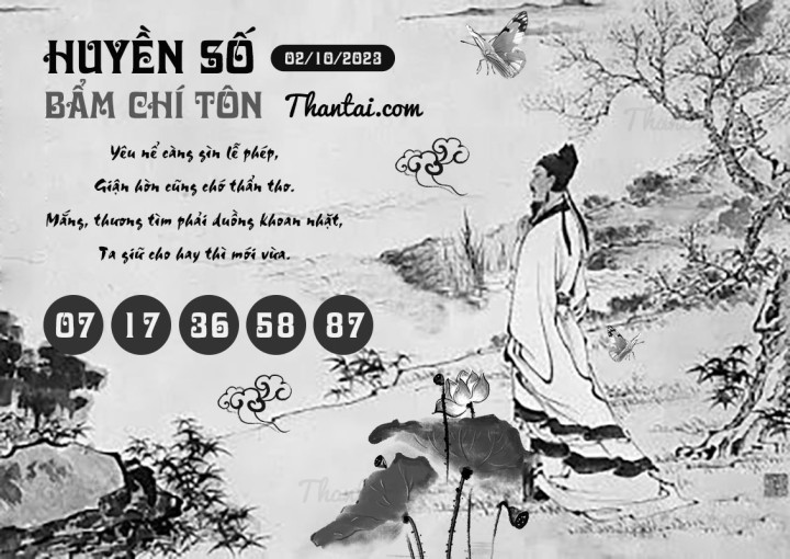 HUYỀN SỐ BẨM CHÍ TÔN 17/09/2023
