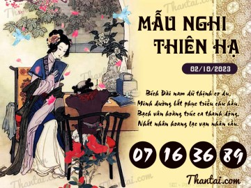 Mẫu Nghi Thiên Hạ 02/10/2023