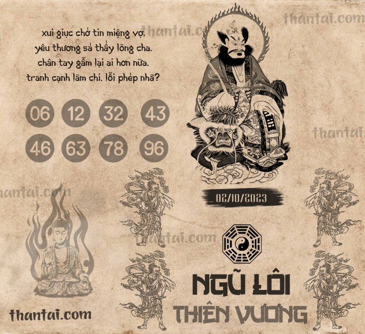 NGŨ LÔI THIÊN VƯƠNG 17/09/2023