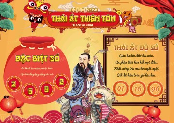 Thái Ất Thiên Tôn 02/10/2023