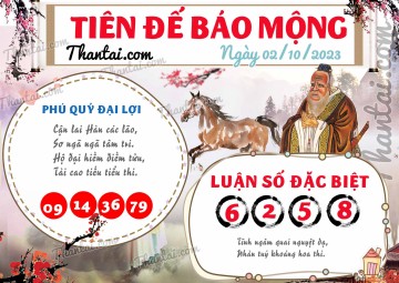 Tiên Đế Báo Mộng 02/10/2023