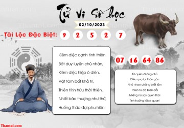 TỬ VI SỐ HỌC 02/10/2023