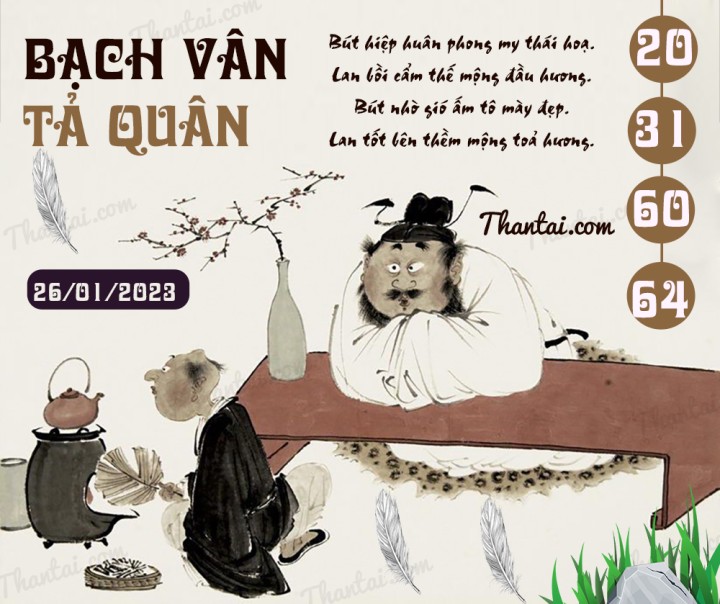 Bạch Vân Tả Quân 11/01/2023