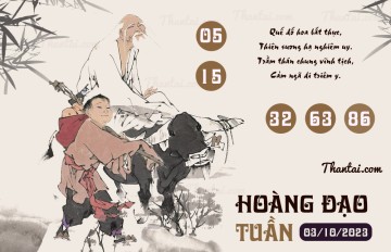 HOÀNG ĐẠO TUẦN 03/10/2023