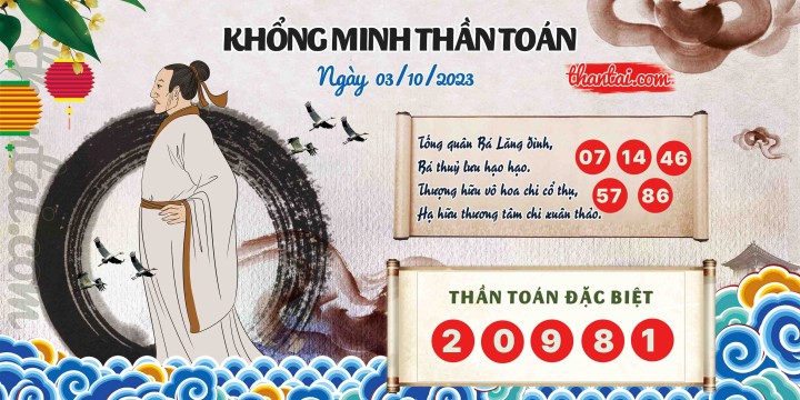 Khổng Minh Thần Toán 18/09/2023