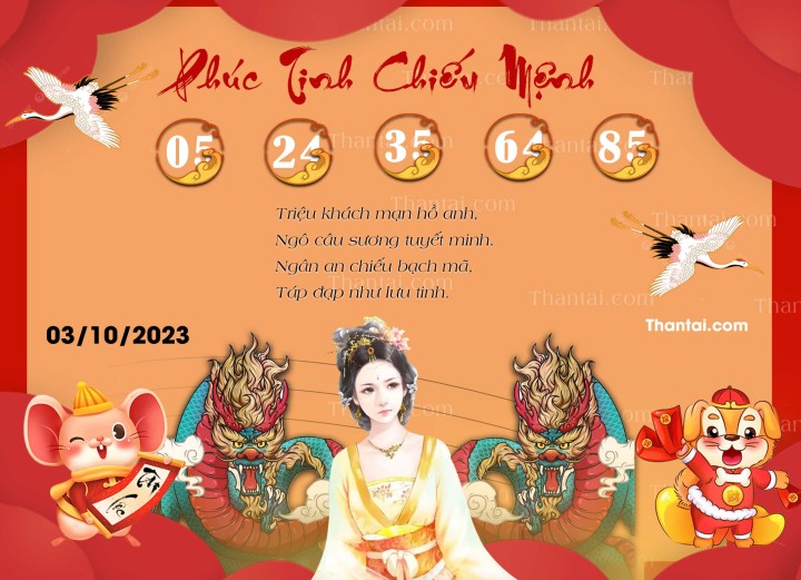 Phúc Tinh Chiếu Mệnh 18/09/2023