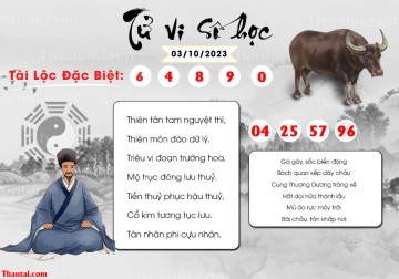 TỬ VI SỐ HỌC 03/10/2023