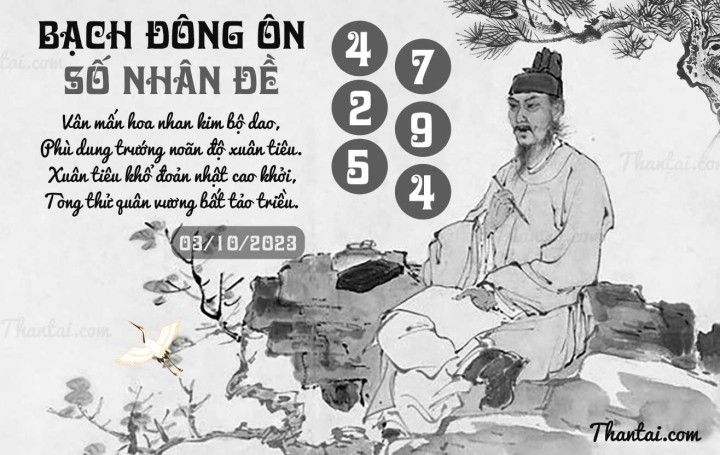 BẠCH ĐÔNG ÔN 18/09/2023
