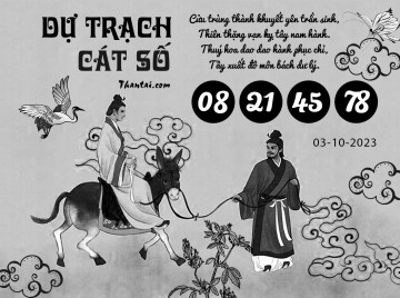 DỰ TRẠCH CÁT SỐ 03/10/2023