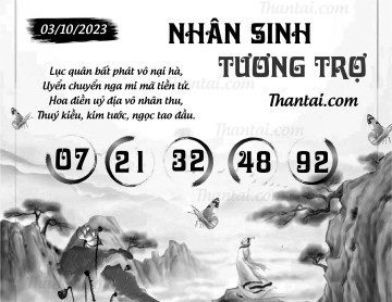 NHÂN SINH TƯƠNG TRỢ 03/10/2023