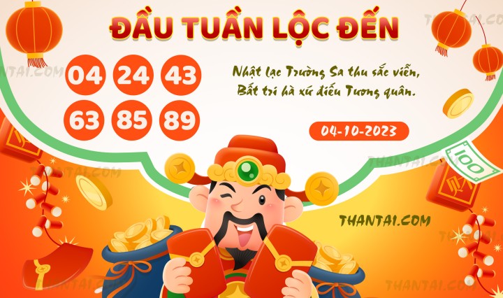 ĐẦU TUẦN LỘC ĐẾN 19/09/2023