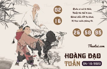 HOÀNG ĐẠO TUẦN 04/10/2023