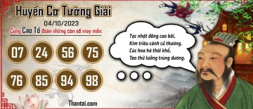 Huyền Cơ Tường Giải 04/10/2023