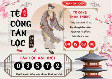 Tế Công Tán Lộc 04/10/2023