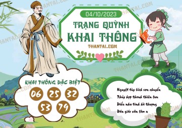 Trạng Quỳnh Khai Thông 04/10/2023