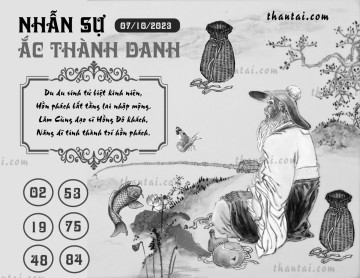 NHẪN SỰ ẮC THÀNH DANH 07/10/2023