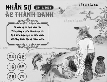 NHẪN SỰ ẮC THÀNH DANH 05/10/2023