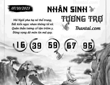 NHÂN SINH TƯƠNG TRỢ 07/10/2023