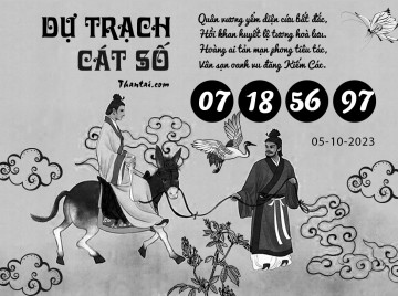 DỰ TRẠCH CÁT SỐ 05/10/2023