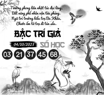 BẬC TRÍ GIẢ SỐ HỌC 04/10/2023