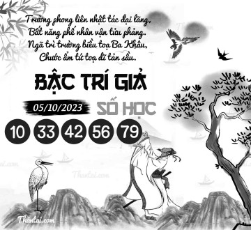 BẬC TRÍ GIẢ SỐ HỌC 05/10/2023