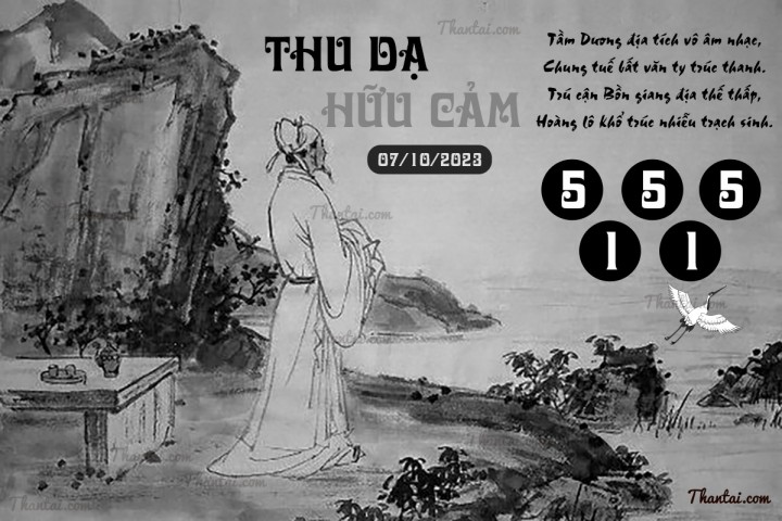THU DẠ HỮU CẢM 22/09/2023